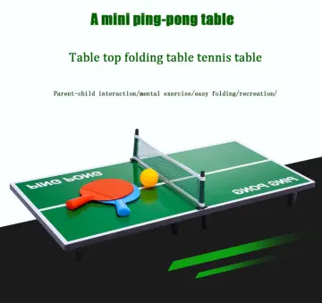 Foldable Ping Pong Table - Mini Table Tennis - for Child - Indoor Table  Tennis Table Game - Ping Pong Desk - ParentChild Entertainment Toy