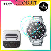 2PCS สำหรับ Casio EDIFICE ECB-S100D ECB-S100DC EQB-1200D EQB-1200DC EQB-1200YD EQB-1200YDC CB-S100YD ECB-S100YDC กระจกนิรภัย