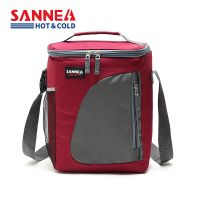 SANNE 9L Adult Work Portable Insulated Cooler Bag Children School Lunch Thermal Waterproof Ice Bag Storage Picnic Package