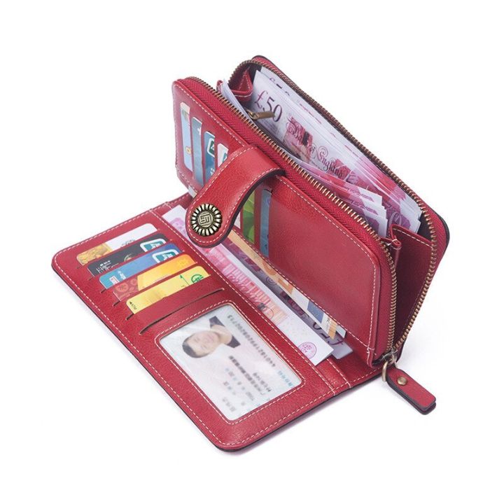 long-purse-women-2023-new-retro-oil-wax-hollowed-out-wallet-korean-version-large-capacity-mobile-phone-bag