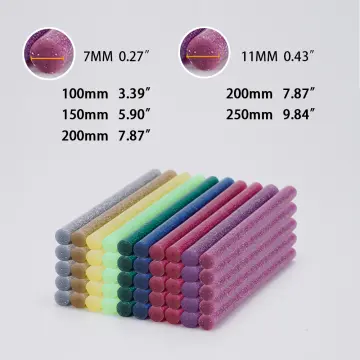 30pcs/set Melt Glue Mixed-color Durable Adhesive Assorted Glitter