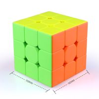 QiYi QiMeng Plus 3x3 90mm Stickerless Magic Cube Big 3x3x3 Speed Cube 9cm Antistress Cubes Learning Educational Puzzle Cubes Toy Brain Teasers