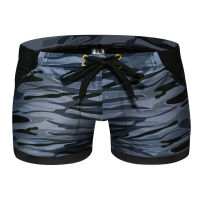 Summer Men Swimsuits Shorts Bermuda Swim Briefs Swimwear Beach Shorts Fashion Sweatpants Double Zipper Pouch Trunks