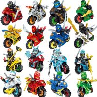 Compatible With LEGO Phantom Ninja Minifigure Motorcycle Chariot Doll Weapon Boy Childrens Educational Assembled Building Block Toys 【AUG】