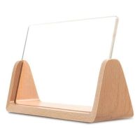 U-Shaped Acrylic Solid Wood Home Desk Decoration for Office/Bedroom/Living Room/Cafe