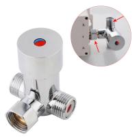 G1/2 Hot Cold Water Mixing Valve Shower Head Mixer Faucet Tap Accessories Adjustable Temperature Control for Bathroom Valves