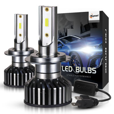 NLpearl 1pair 50W 12000LM 6500K LED H7 H4 H1 H11 H8 LED Canbus H9 HB3 9005 LED Headlight Bulb HB4 9006 Hir2 9012 Car Headlamp