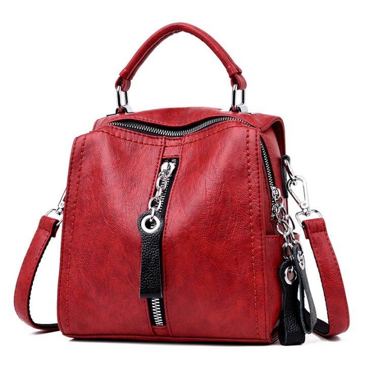 handbag-branded-กระเป๋าผู้หญิง-2023-ใหม่กระเป๋าเป้สะพายหลังหนังนุ่มรุ่นเกาหลีกระเป๋าสตรีแฟชั่นทุกการแข่งขันนักเรียนกระเป๋านักเรียนกระเป๋าเดินทางผู
