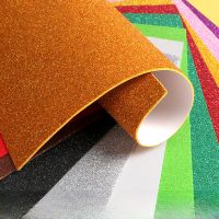 Color Gold Powder Sponge Paper with Adhesive Thick EVA Children Handmade Making Material Kindergarten Crafts Decor DIY Card Adhesives Tape