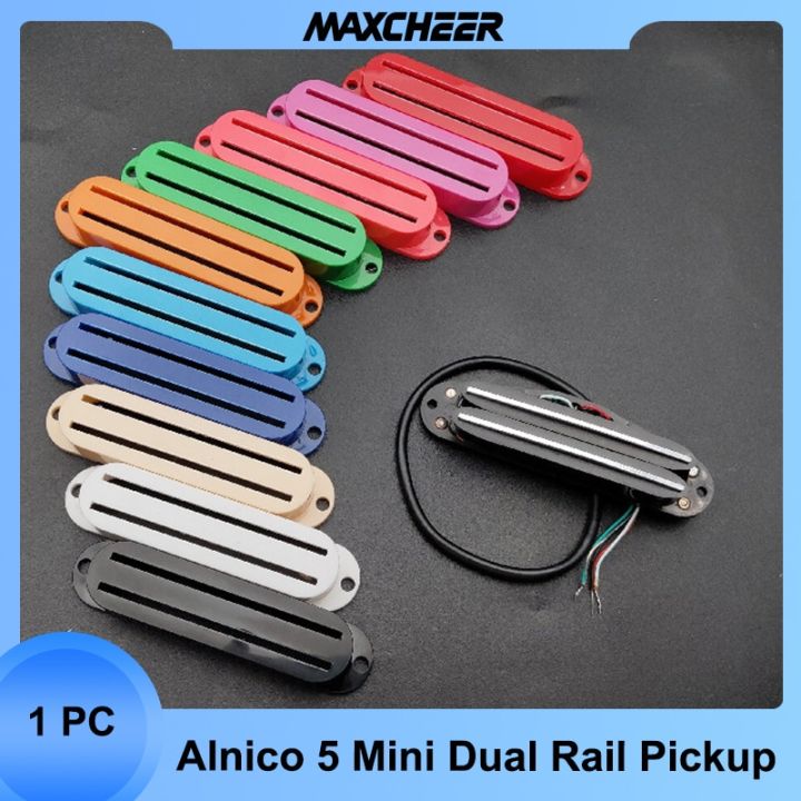 alnico-v-mini-alnico-humbucker-twin-blade-picker-มินิรางคู่9k-อะไหล่สำหรับกีตาร์ไฟฟ้าหลาย-colour