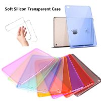 {RUBBIE Shell} Soft Silicon Clear โปร่งใส Slim iPad Case สำหรับ iPad 9.7 2017 2018 5th 6th Generation iPad Air Air2 9.7 2013 2014 Case