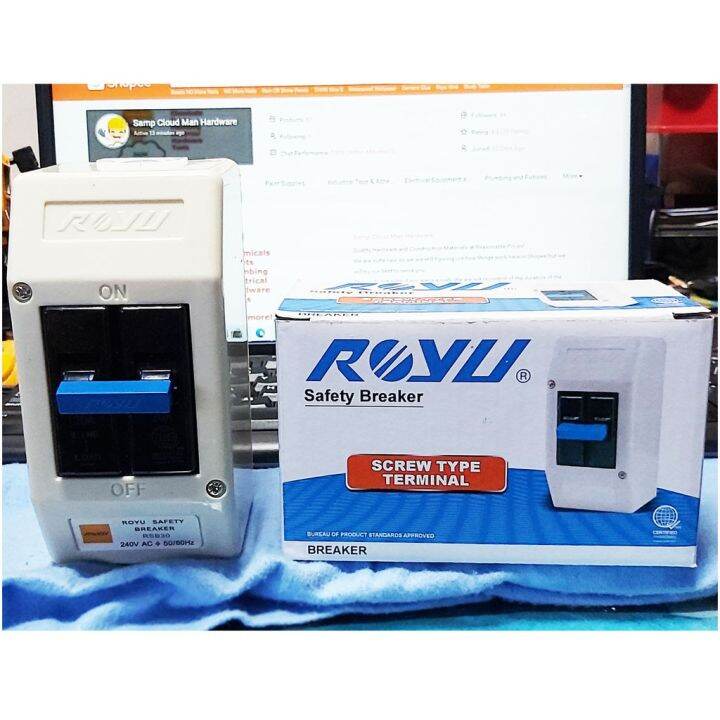 【factory outlet】 Royu Safety Breaker Screw Type Terminal Circuit