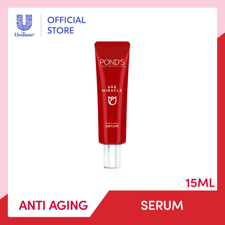 Ponds Age Miracle Double Action Serum Anti Aging 15ml Lazada Indonesia