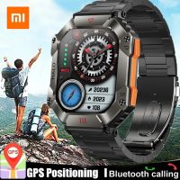 Xiaomi 2023 GPS Smart Watch กีฬากลางแจ้ง Fitness Tracker Bluetooth Call Music Heart Rate เข็มทิศ 650mAh แบตเตอรี่ Smartwatch