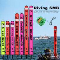 ♈✎✜ Scuba Diving 1.5m 1.8m Colorful Visibility Inflatable Smb Safety Sausage Dive Float Buoy Set Aluminum Spool Finger Reel Accessor