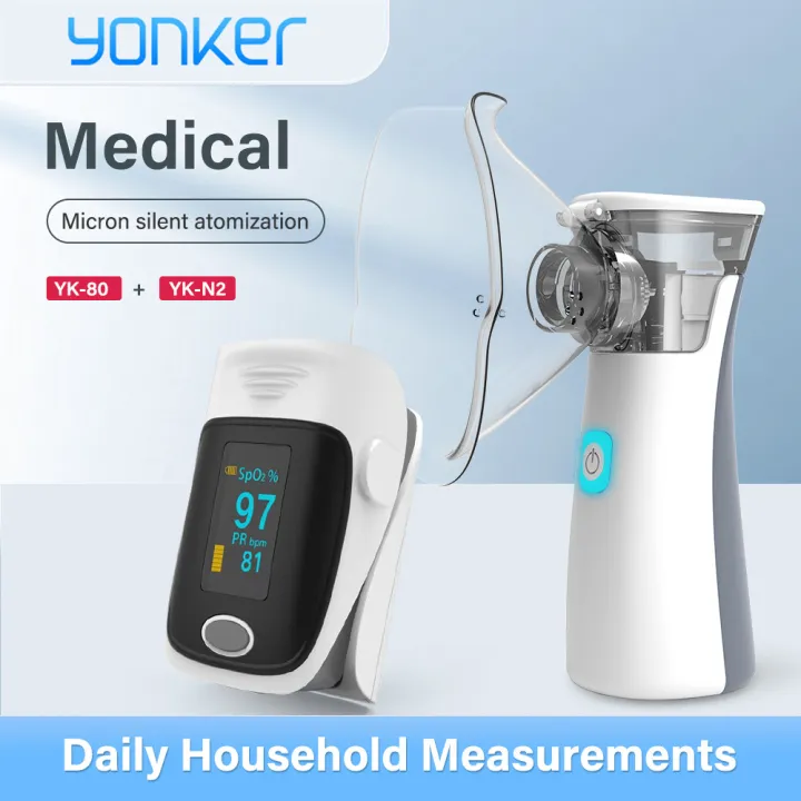 Yonker Finger Pulse Oximeter SPO2 Blood Oxygen Monitor And Portable ...