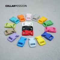 Retailing spray paint plastic clasp quick side release for 15mm Webbing diy dog collar accessory buckle 17 colours