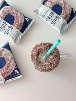 Korean imported snacks GS25 convenience store Yushi original chocolate donut bread cake afternoon tea snack