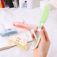 【CC】 1Pcs Hair Comb Disposable Plastic Massage Anti-Static Folding Styling Tools