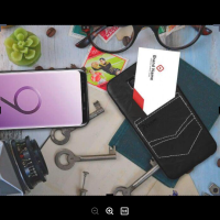 Nuch Kaidee ⋆ เคสหนัง ซัมซุง เอส9 สีดำ PU Leather Back Cover Case for Samsung Galaxy S9 (5.8) Black
