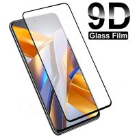 9d กระจกเทมเปอร์นิรภัยสำหรับ Xiaomi Poco X5 X4 X3จอ F4โปร M4 F3 C51 C40 M5 C3 Nfc M3ป้องกัน C50 Gt