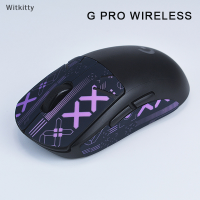 Witkitty สติกเกอร์เทปรูปหนูทำมือกันลื่นกันเหงื่อสำหรับ G Pro x superlight เมาส์ไร้สายทำความสะอาดได้