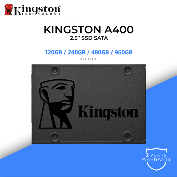 Kingston A400 480GB 960GB SATA3 2.5" Internal SSD Solid State Drive