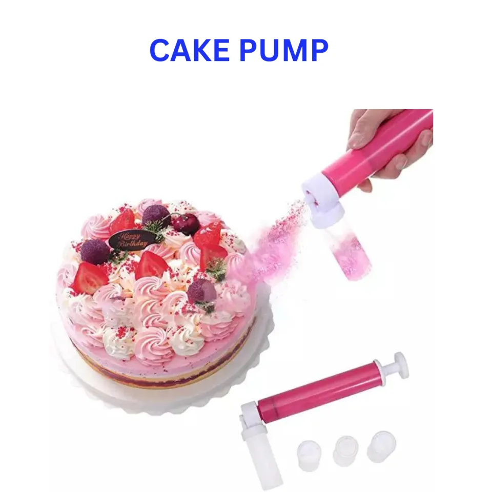 Manual Airbrush For Cake Decorating ToolSprayGun Baking Cake Airbrush Pump  for Cupcakes Cookies Dessert, By ALYA BAKERY