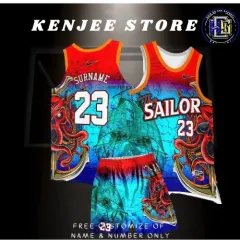 MIAMI 08 RED TERNO BASKETBALL JERSEY FREE CUSTOMIZE OF NAME & NUMBER ONLY  full sublimation high quality fabrics/ new trend jersey