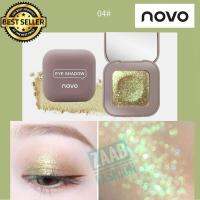 NOVO Waterproof Eyeshadow ของแท้ 100% ( Zaab Fashion) อายแชโดว์กลิตเตอร์ เนื้อดินน้ำมัน มีชิมเมอร์สุดวิ้ง สีสวยเม็ดสีชัดเจน เนื้อนุ่ม เกลี่ยง่ายเป็นธรรมชาติ กันน้ำ ติดทนนาน ขนาดพกพาสะดวก ใหม่ล่าสุด หน้าหวานสายเกาห้ามพลาดจ้า