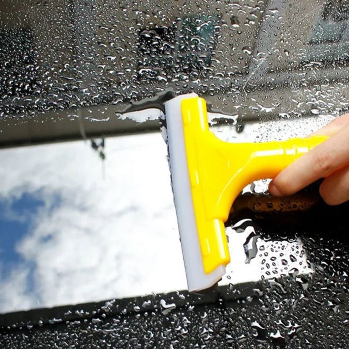 Car Parts Windshield Water Wiper Scraper Blade Squeegee Soap Cleaner Tool  Brush
