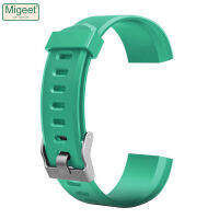 Migeet อุปกรณ์เสริมสำหรับสายนาฬิกาข้อมือที่มีสีสันสำหรับสมาร์ทวอท์ช ID115Plus ชม. [แนะนำให้ซื้อ2ชิ้นขึ้นไป]