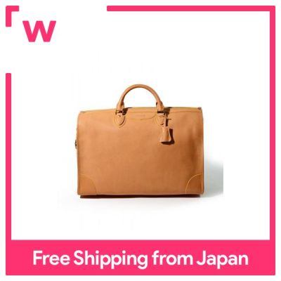 SILVER LAKE CLUB Royal Harry Leather Travel Bag Beige|W45xH32xD19cm 1562g Made in Japan Genuine Leather Craftsmanship