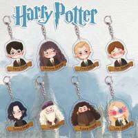 XP Harry Potter Acrylic Keyring Acrylic Board Action Figure Bag Pendant Gift for Girls Key Chain Key Ring HD Home Decor Double Side PX