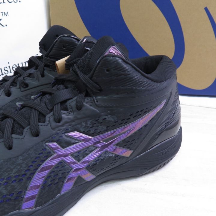 cod-asics-gel-hoop-v14รองเท้าบาสเก็ตบอลผู้ชาย4e-1063a051001ล่าสุดสีดำ-x-สีม่วง-isport