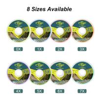 SF Fly Fishing Tippet Line Clear Nylon Monofilament with Holder Leader Trout 0X 1X 2X 3X 4X 5X 6X 7X Fishing Lines