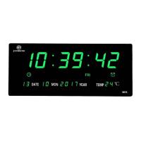 ๊์UN นาฬิกาดิจิตอล จินเหิงรุ่นYX-3615 36x15x3cm นาฬิกา ตั้งโต๊ะ LED DIGITAL CLOCK นาฬิกาแขวน นาฬิกาตั้งโต๊ะ มี4สี