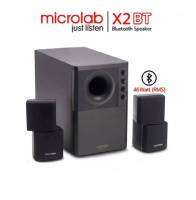 ลำโพงบลูทูธคอมพิวเตอร์ Microlab X2BT Bluetooth Speaker 2.1 Ch. (46 Watt) พร้อมซับวูฟเฟอร์ รองรับบลูทูธ