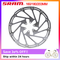 Sram ดิสก์เบรกจักรยานจานกลาง160มม. 180มม. 203มม. สแตนเลสสตีลเบรคไฮดรอลิคโรเตอร์สำหรับจักรยานเสือภูเขา MTB