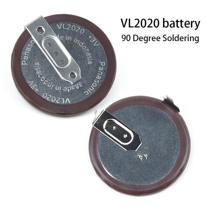 Rechargeable Button Lithium Battery ML2020 VL2020 Battery for Panasonic For  BMW E46 E60 E90 accu FOB F1 Fobs Key 90 Degree Batteries