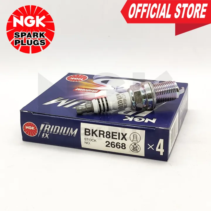 NGK BKR8EIX Iridium IX Spark Plug Set of 4 | Lazada PH