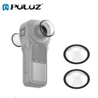 PULUZ ฝาครอบป้องกันป้องกันเลนส์สำหรับ Insta360หนึ่งรุ่น RS 1นิ้วรุ่น360ป้องกันรอยขีดข่วนเลนส์อุปกรณ์กล้องเพื่อการกีฬา