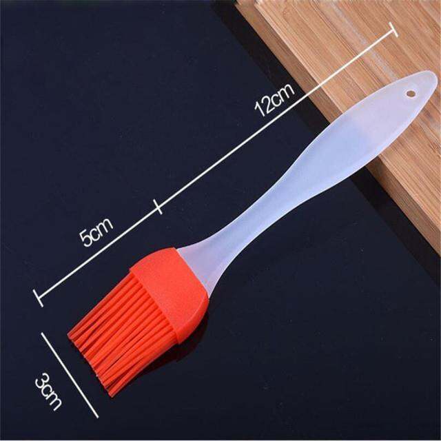 2pc-1pc-red-silicone-spatula-barbeque-brush-cooking-utensil-tool-kit-heat-resistant-bbq-oil-condiment-brushes-cake-cream-scraper