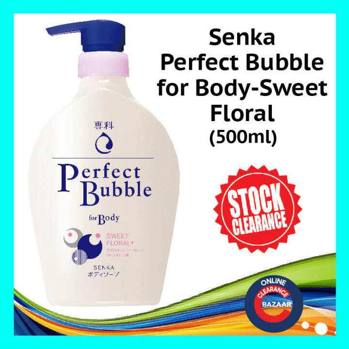 Senka Perfect Bubble Body Sweet Flora Plus 500ml | Lazada