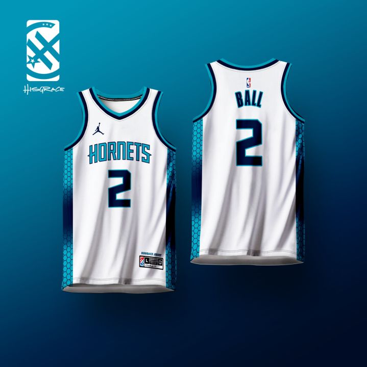 CHARLOTTE HORNETS BALL HG JERSEY FULL SUBLIMATION