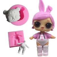 3D Cartoon Doll s Head All Body Shape Silicone Candle Mold Chocolate Pudding Mousse Fondant Cake Decorating Tools For Baking Bread  Cake Cookie Acces