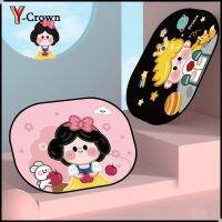 Y-Crown ซื้อ1แถม1,ที่บังแดดรถครีมกันแดดเด็กด้านข้างหน้าต่างร่มที่บังแดดไฟฟ้าสถิตสติ๊กเกอร์หน้าต่างรถฉนวนป้องกันแดดความร้อน