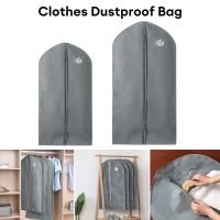 Clothes Hanging Dust Cover Non-woven Closet Garment Bag Suit Cover Wedding Dress Protector Hanging Garment Bags Organizer Wardrobe Organisers