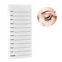 ขนตาอะคริลิค Grafting Eyelashes Stand Eyelashes Extension Plate เครื่องมือแต่งหน้า Natural Eyelash Stand Plate