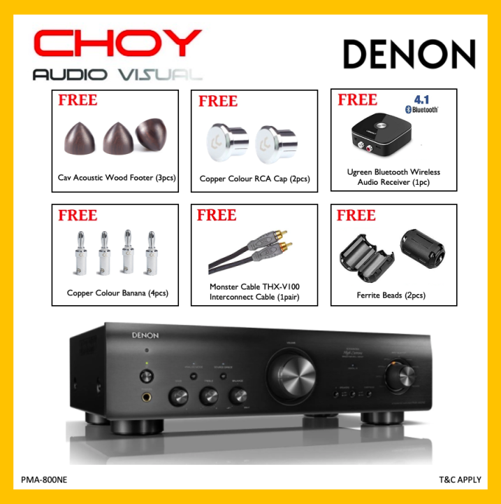 Denon PMA-800NE Integrated Amplifier + Free Gift | Lazada